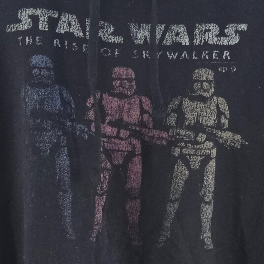 Star Wars Rise of Skywalker Color Guards Hoodie Men's 2XL Promo Geek Nerd Faded
